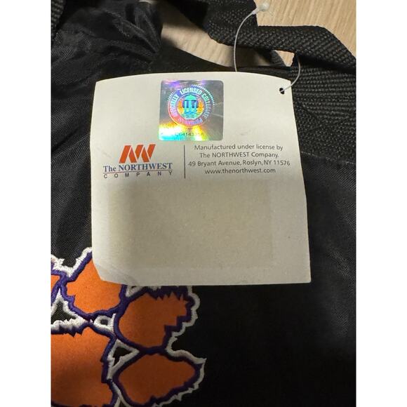 Clemson Tigers Outdoor Nylon & Fleece Throw Blanket 48” x 60" Picnic Northwest - Picture 4 of 7